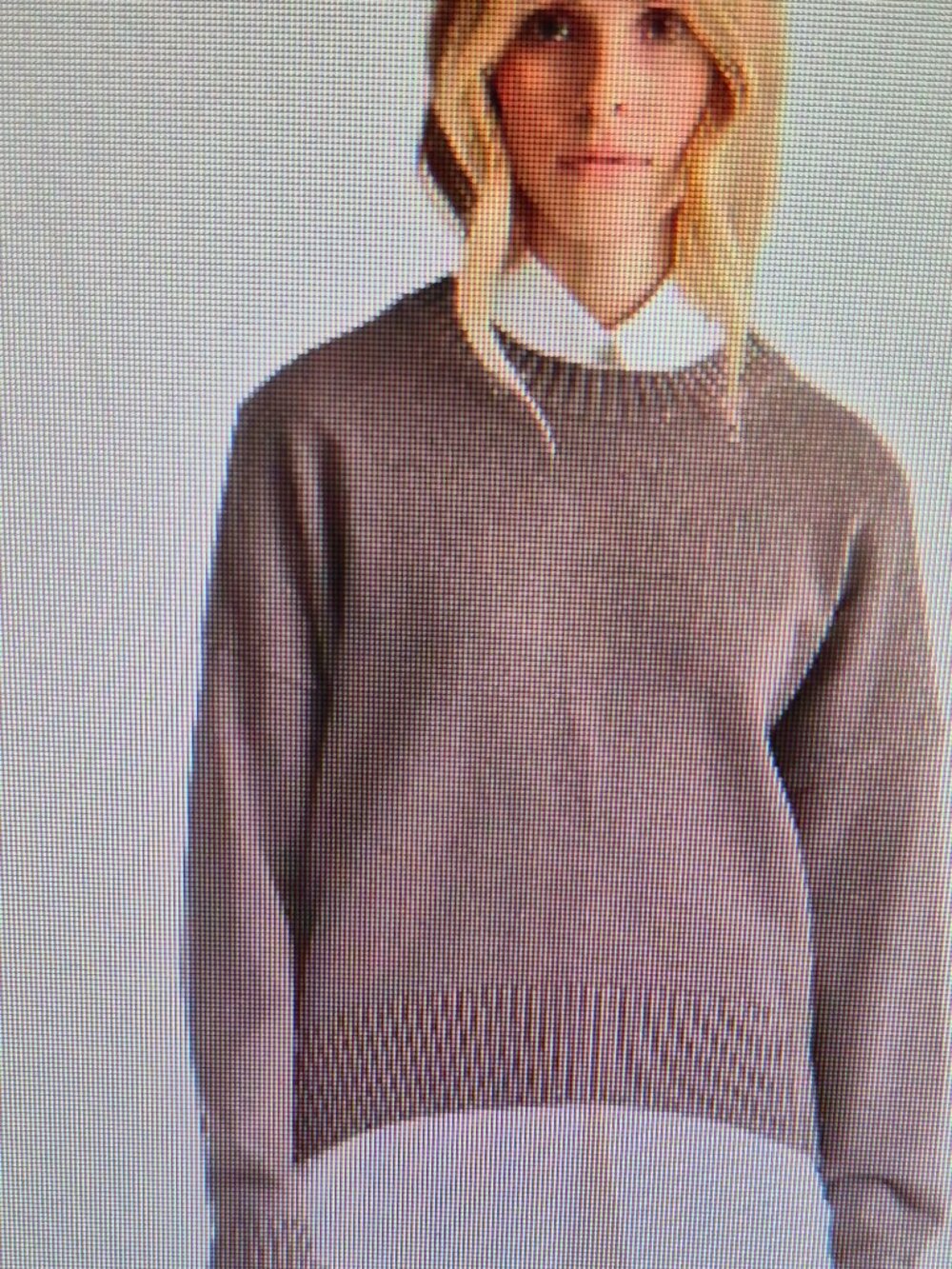 QUINCE Brown 100% Cotton Boyfriend Sweater. Size M. NWOT